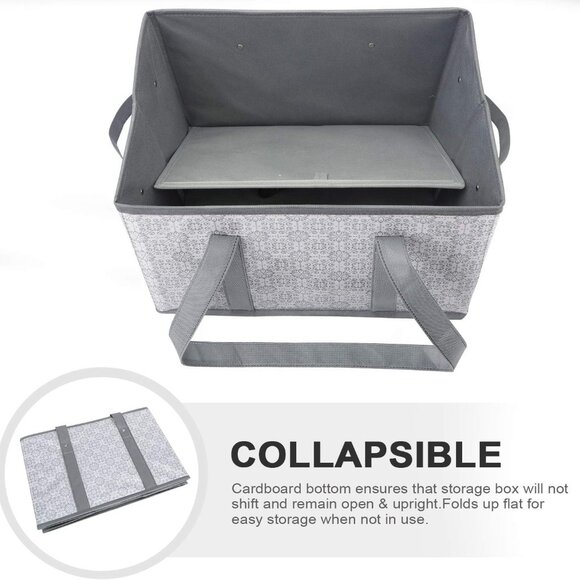 Reusable Grocery Bags [3 Pack],Large Grocery Tote Bag Water Resistant Shopping B - Picture 7 of 7